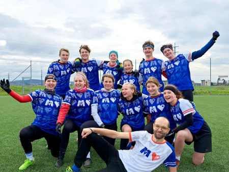 2. místo na Ultimate Frisbee