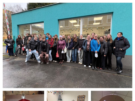 Exkurze třídy 1.A v Irise Vsetín