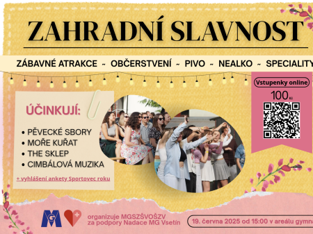 Zahradní slavnost 2025