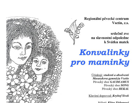 Pozvánka na koncert "Konvalinky pro maminky"