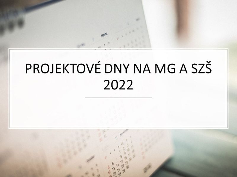 Projektové dny 2022